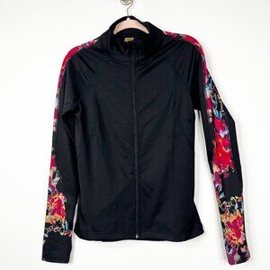 Women's Black and Multicolor Utility Jacket